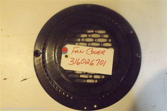 KENMORE STOVE 316026701 Fan cover used part KENMORE STOVE 316026701 Fan cover used part
